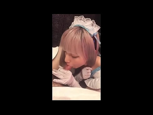❤️ Японскі ідал [маюка], французскі касцюм пакаёўкі, частка 1, мінет і дрочка з ласьёнам ️ Порна-відэа у нас ️❤